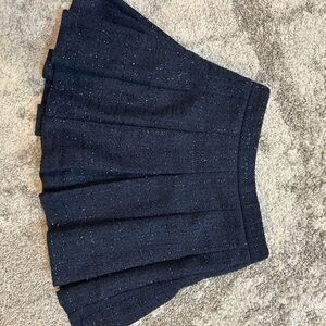 Amanda Uprichard Skort Elegant navy Pleated Skirt